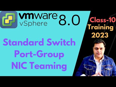 Cconfigure Port Group in VMware vSphere Standard Switch ! VMware vSphere esxi 8.0 !