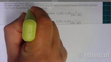 Example 4 Symmetrical Fault Calculation Example 2