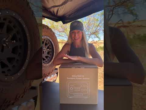 Зарядна станція BLUETTI Elite 100 V2, 1800Вт (пік 2700Вт), 1024Wh LiFePO4-4000+ циклів, UPS, Turbo 45 хв, Solar 1000W, EU, видео 2