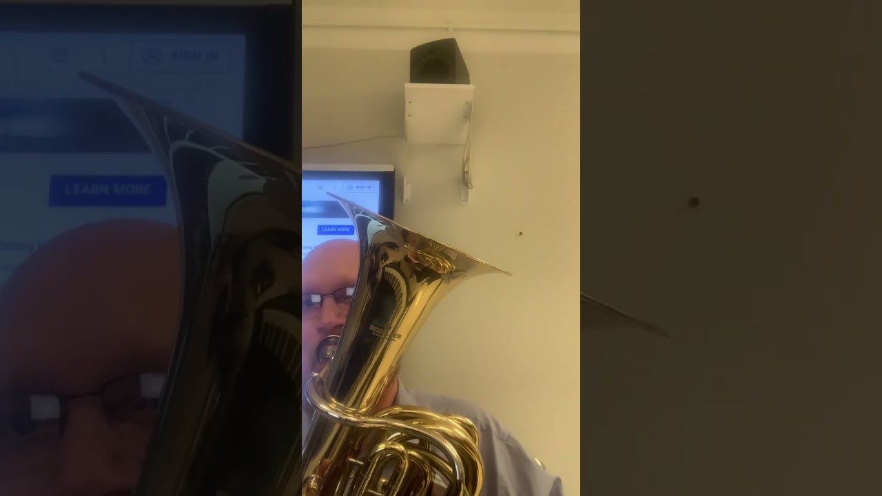 Playing the travel tuba