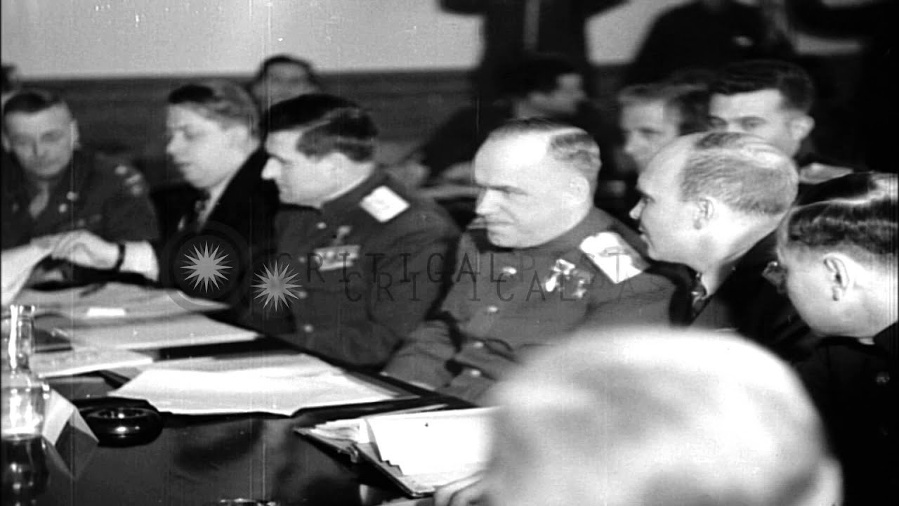 First meeting of the Allied Control Council in the Allied Council
