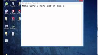 how to create a  trojan virus easily with notepad