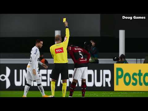 Santos 0 X 4 Flamengo Gameplay Pes 21 Hd 60fps Youtube