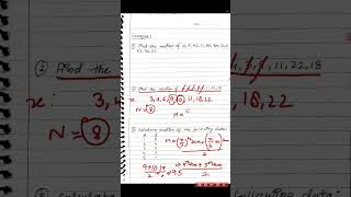 Median part 54 #individualseries #example #formula #shorts #statistics #cakajalderoliastatistics