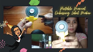 How to Use a Manual Embossing Label Maker - Unboxing and Instructions | The Public School Teacher