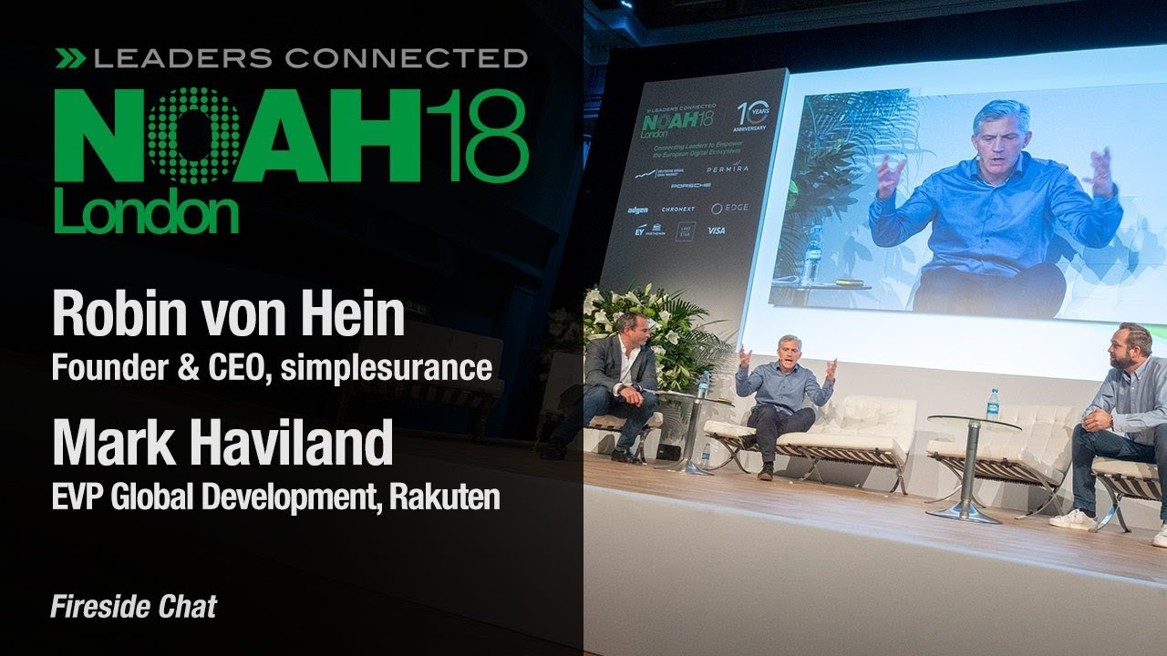 Fireside Chat: simplesurance & Rakuten - NOAH18 London