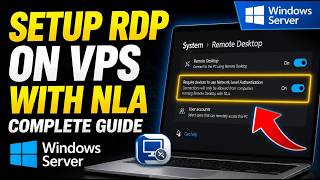 How to setup RDP on VPS using Windows Server and NLA - Complete Guide How to setup RDP on VPS using Windows Server and NLA - Complete Guide