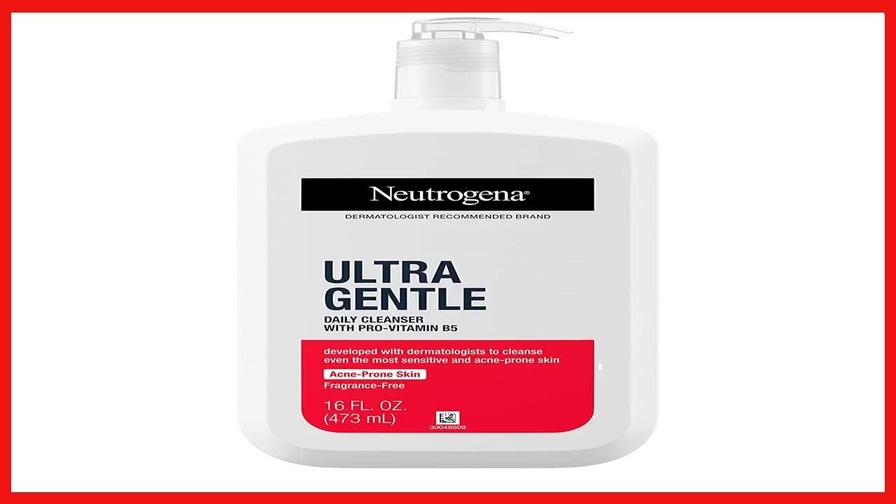 Neutrogena Ultra Gentle Daily Facial Cleanser with ProVitamin B5 for
