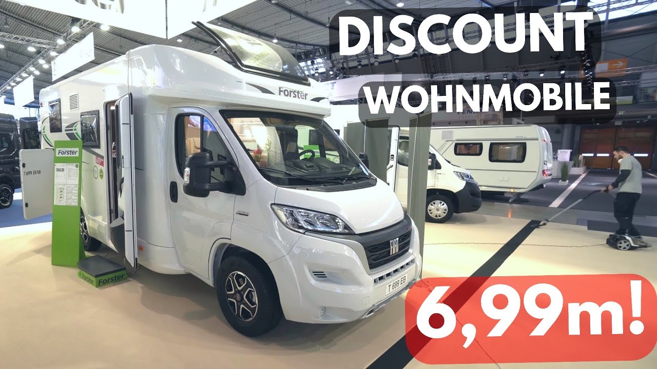 DEUTSCHLANDS BILLIGSTES 6,99M WOHNMOBIL! Forster T699 EB. HUBBETT! FULL GFK! DUCATO 9! Hammer-Design