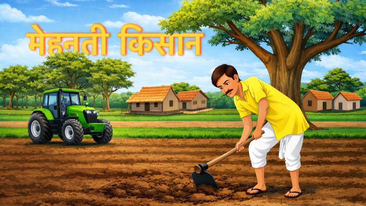 मेहनती किसान | Mehnati Kisan | Hindi Kahani | BR Toons