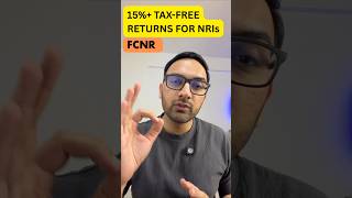 #fcnr deposits with tax free 15%+  returns for NRIs will get #rbi the dollars. #nri #nrifinance