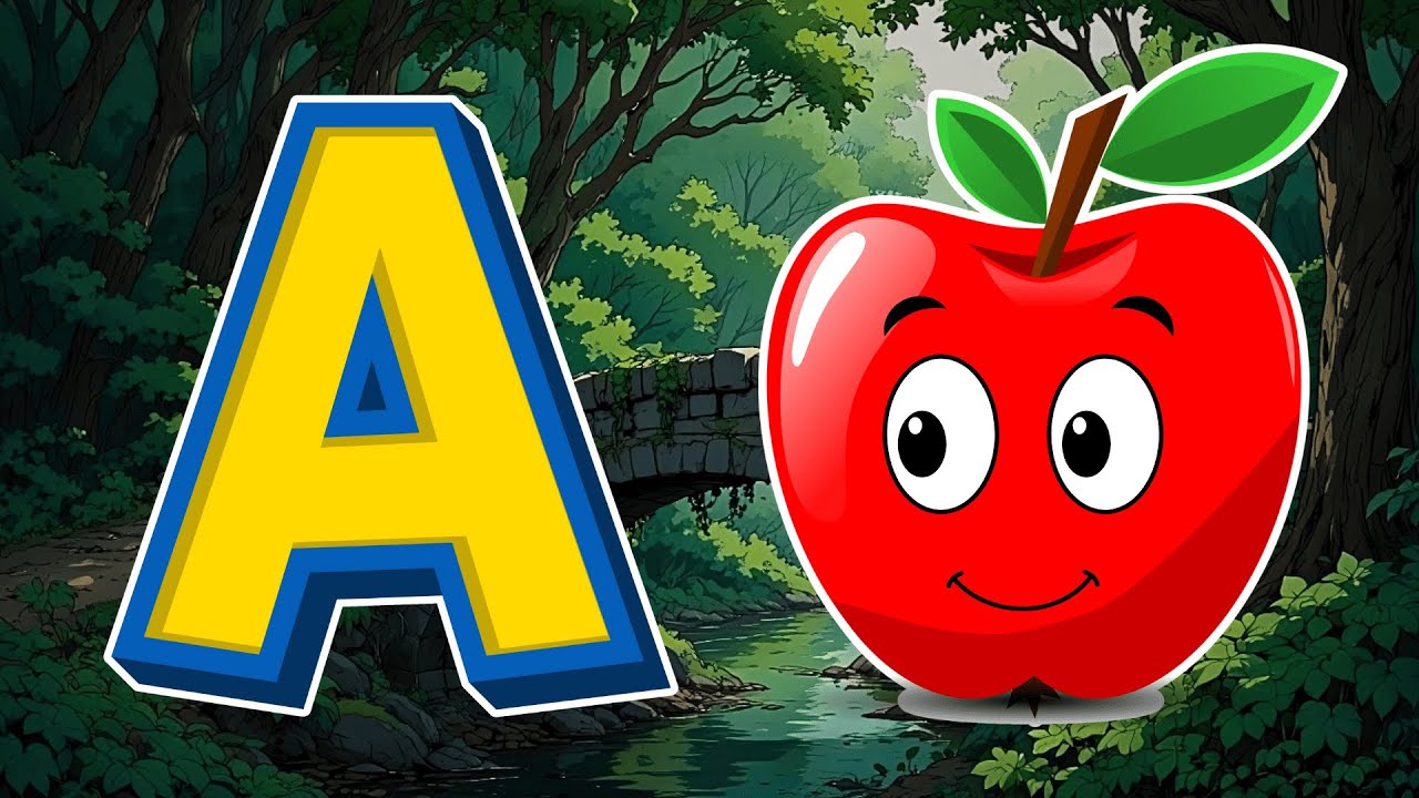 ABCD Learning Video for Kids | A for Apple to Z for Zoo | Alphabet Song with Phonics | DCG TV