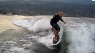 Wake surf Kelowna. Shred Stixx