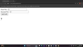 User Input Se Addition Kaise Kare? HTML + JavaScript Mini Project