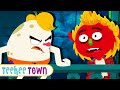 Humpty Grumpy Sat On A Wall | Fun Spooky Nursery Rhymes For Kids By Teehee Town