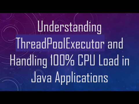 Understanding ThreadPoolExecutor and Handling 100% CPU Load in Java Applications