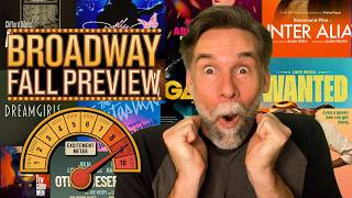 2026 Fall Broadway Preview! Which shows am I most excited about
