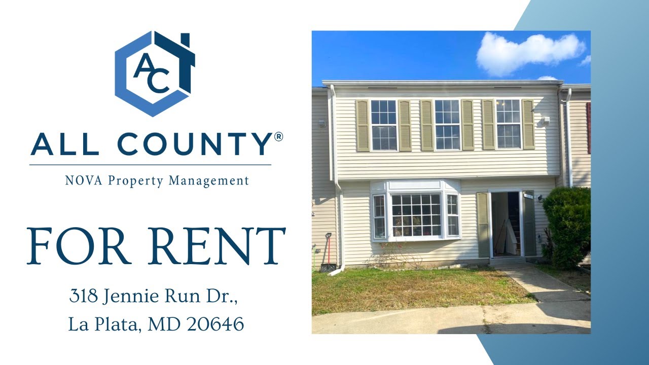 FOR RENT 318 Jennie Run Drive, La Plata, MD 20646 3bd/1.5bth