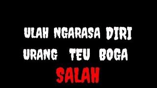 Sastus WA keren Bahasa Sunda 'Ulah ngarasa diri urang teu Boga salah'