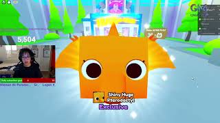 I HATCHED A SHINY HUGE PTERODACTYL IN PET SIMULATOR X