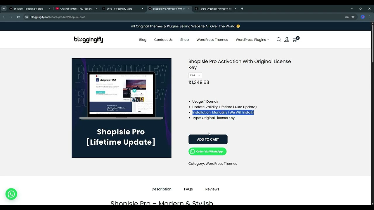 Download ShopIsle Pro Theme With License Key | ShopIsle Pro WooCommerce WordPress Theme