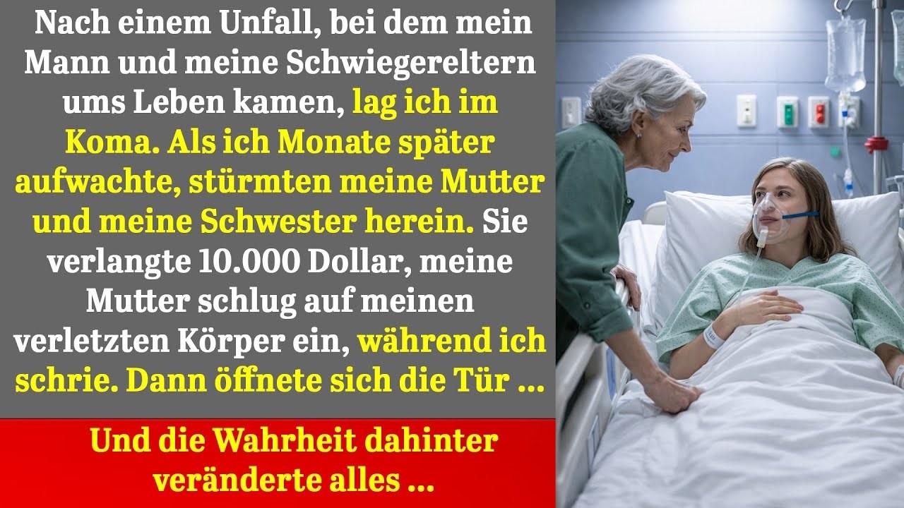 Ich erwachte aus dem Koma – doch als die Tür aufging und sie sahen, wer hereinkam, erstarrten sie…