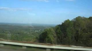 Driving south on I-77 through Fancy Gap