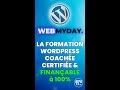 Formation wordpress webmyday ligible au cpf coache certifiante et certifie  shorts