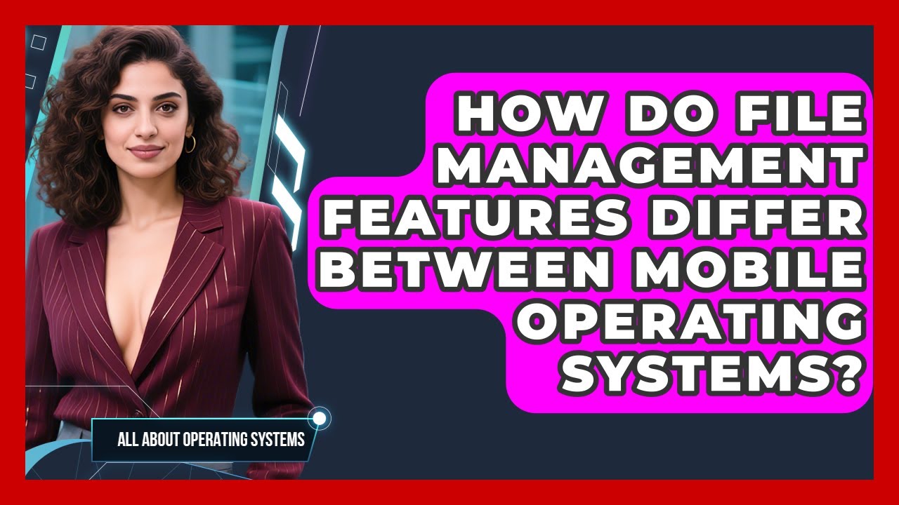 How Do File Management Features Differ Between Mobile Operating Systems?