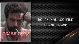 Rolex Sir Xml Preset Alightmotion Xml, Scene Package,Cc,Audio,Link In Discription Box No Pword