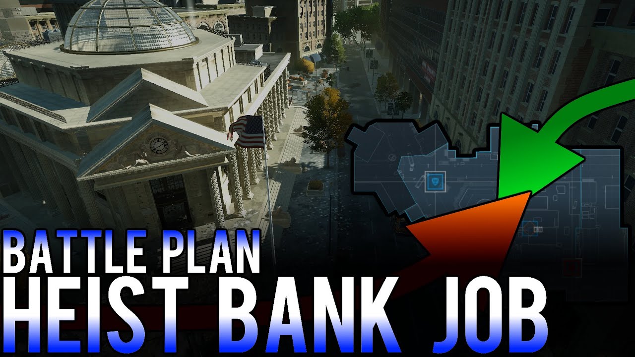 Battle Plan - Heist Bank Job - Battlefield Hardline Map Strategy (BFH)
