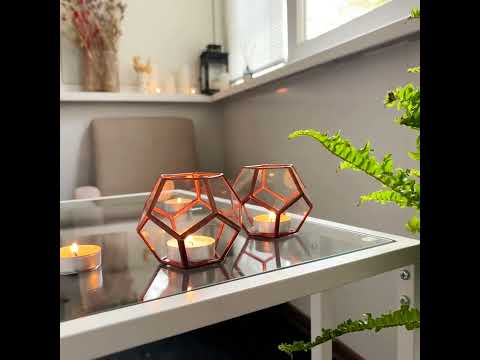 Скляний свічник. Подарунковий новорічний свічник., видео 1