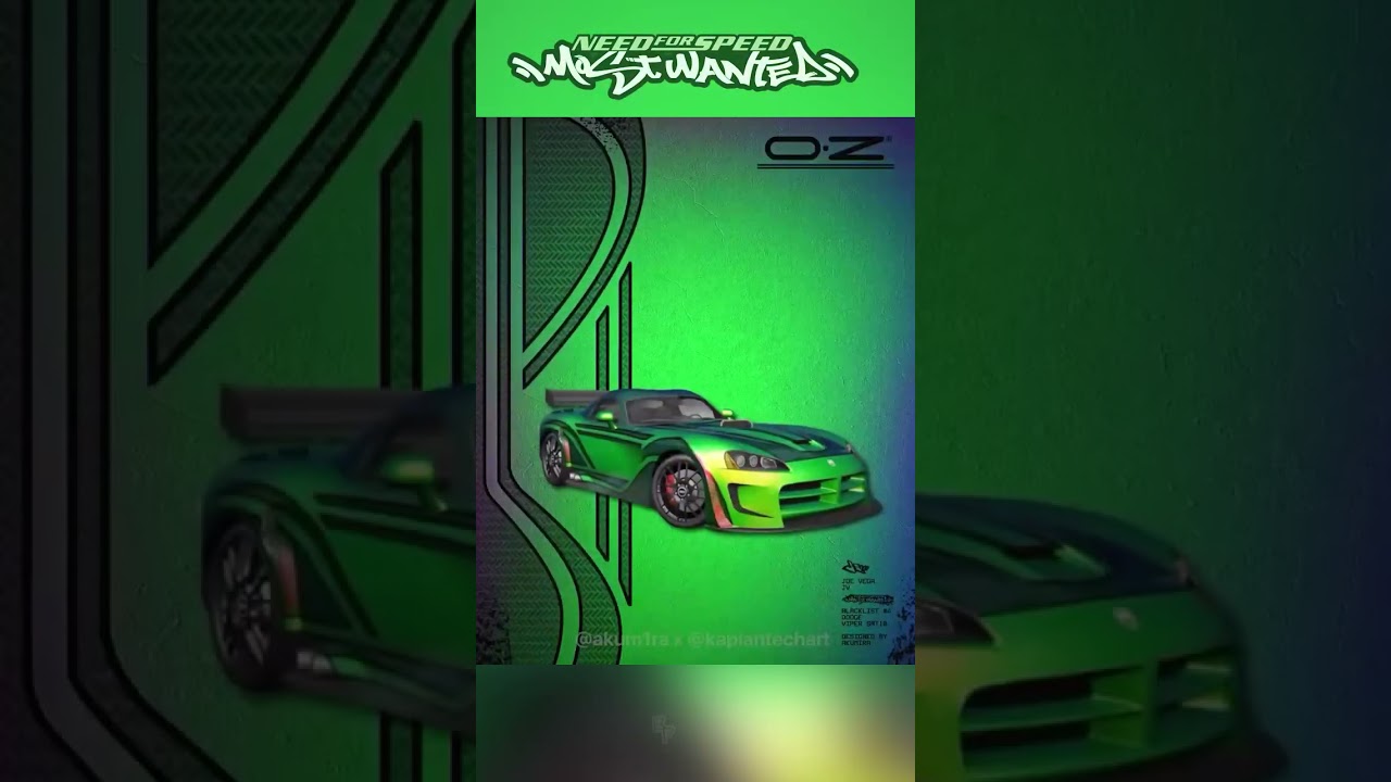 Need For Speed Most Wanted 2005 All Blacklist Cars and Decals ❤️❤️‍🔥❤️