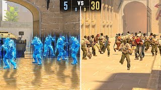 Czy 5 Youtuberów Na Cheatach Pokona 30 Graczy W Cs2?