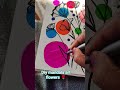 diy mandala art flowers 🌹#art #diy #mandalaart #drawing #shorts #flower #@Artbloomwithneha