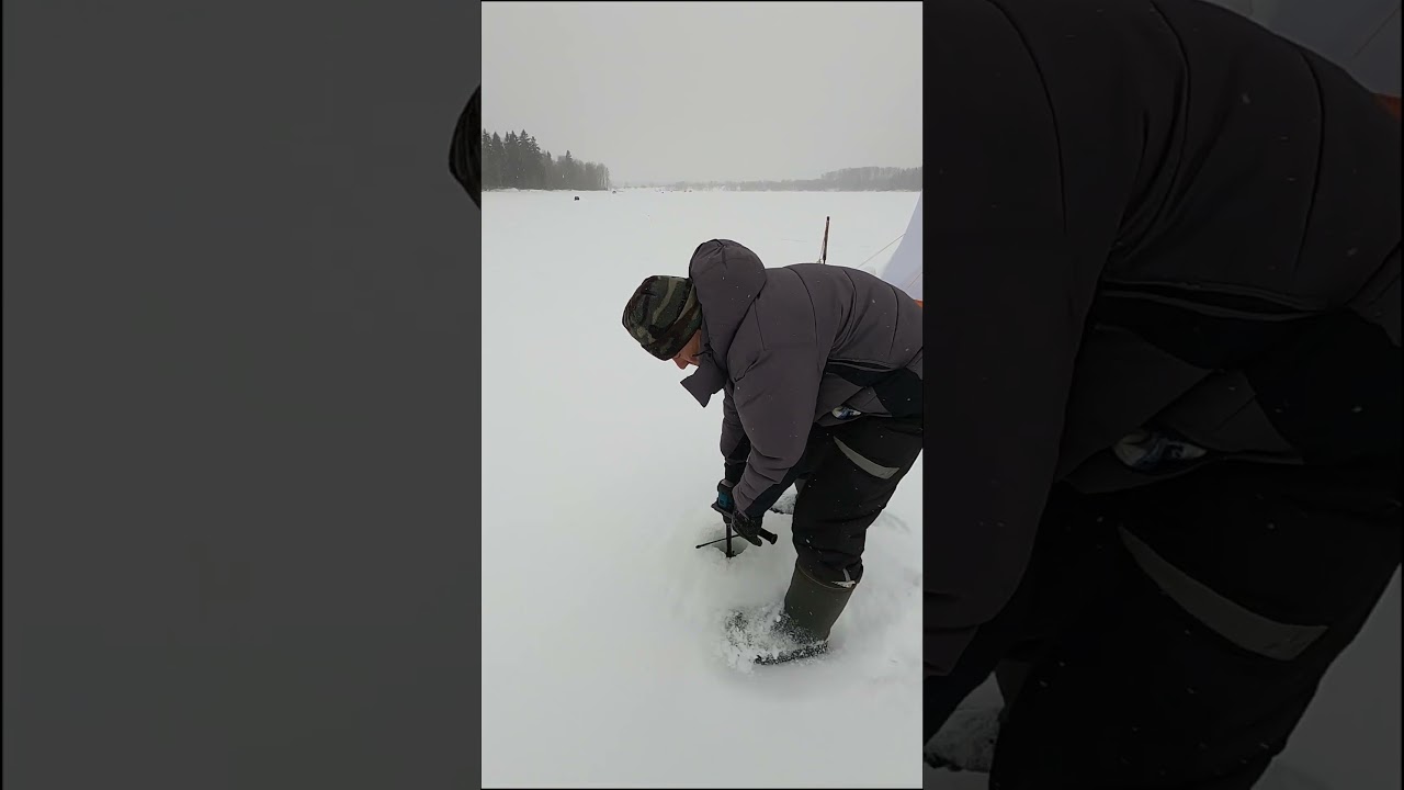 Бурение льда шуруповёртом Heimerdinger LB180