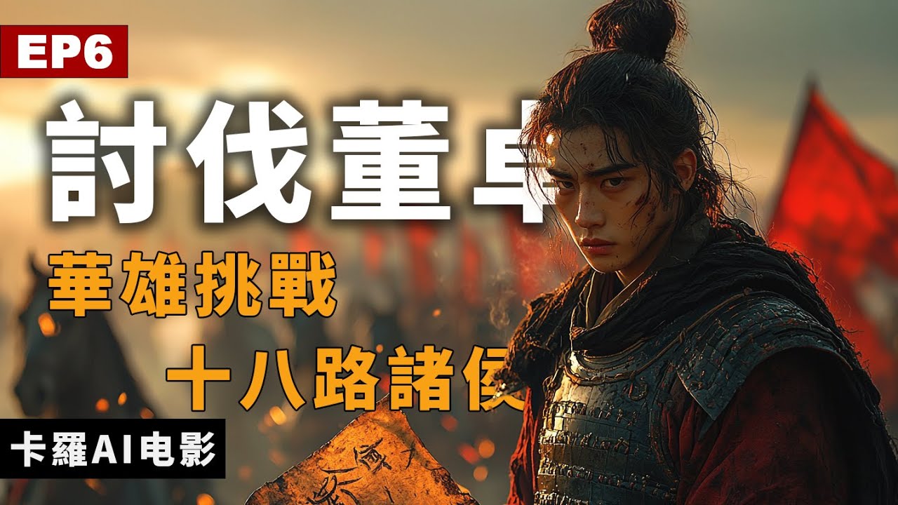 《三国AI剧集》第6集|曹操誓师十八路诸侯,袁绍歃血为盟讨伐董卓,汜水关华雄挑战! - YouTube