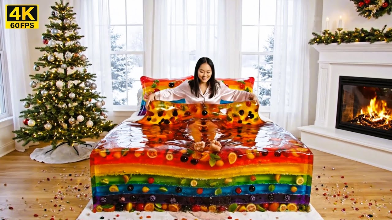 Which Christmas Cake Bed Would You Choose? 🎂🎄 | Satisfying ASMR