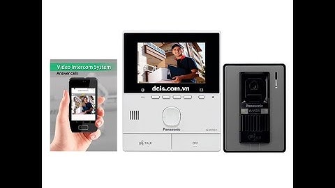Chuông cửa màn hình PANASONIC VL-SVN511VN Kết nối Smartphone