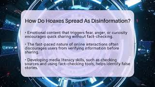 How Do Hoaxes Spread As Disinformation - Media Literacy For Everyone