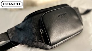 COACH RACER BELT Bag in Signature | Unboxing