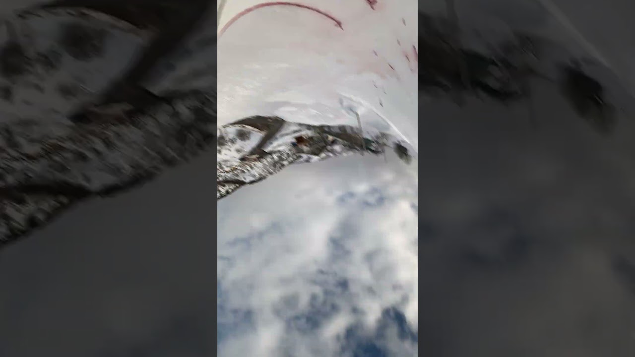 Dizzying Aerial Skiing POV 🎬 Danielle Scott 