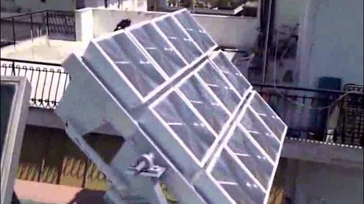 Lighthouse Multipyramid Fresnel Solar Collector Multipyramid with Sun Tracking