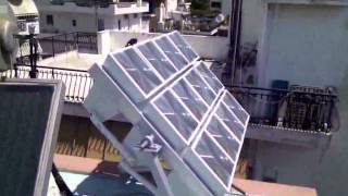 Lighthouse Multipyramid Fresnel Solar Collector Multipyramid with Sun Tracking