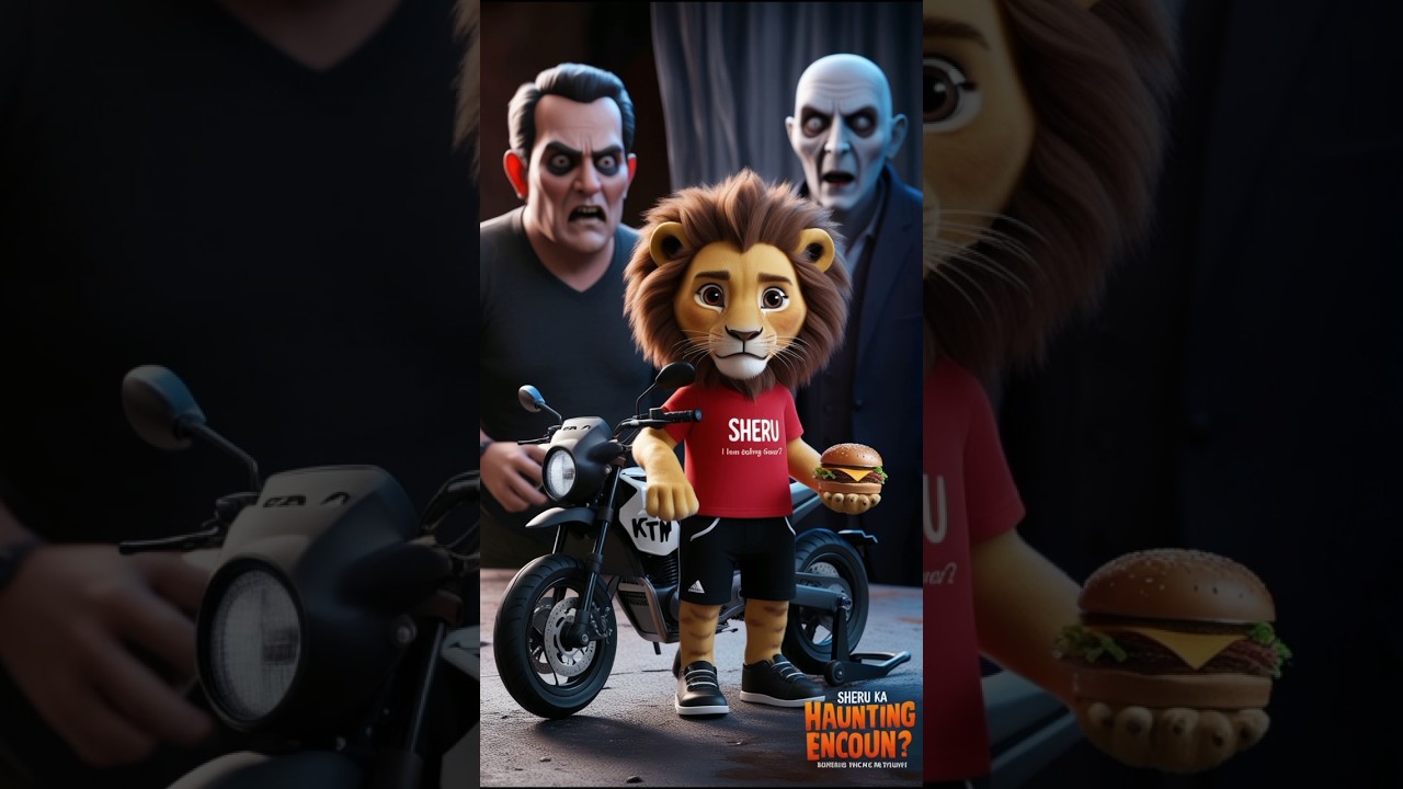 😱😱Sheru's Haunting Encounter at the Burger Stall - A Gripping Horror Tale 