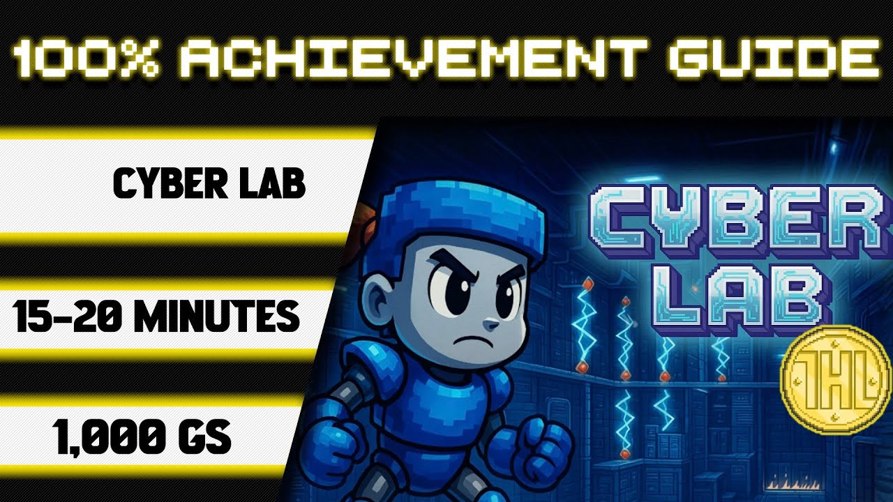 Прохождение Cyber ​​Lab 100% Achievement * 1000GS за 15-20 минут *