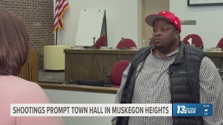 Shootings prompt town hall in Muskegon Heights