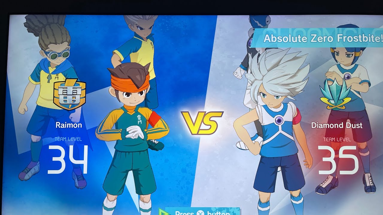 Inazuma Eleven victory Road Chronicle Alius Route Team Diamond Dust Match