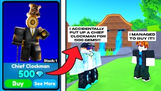 😱I BOUGHT A CHIEF CLOCKMAN FOR 500 GEMS! 🔥 | Roblox Toilet Tower Defense by Laboombro 9,371 views 7 days ago 16 minutes