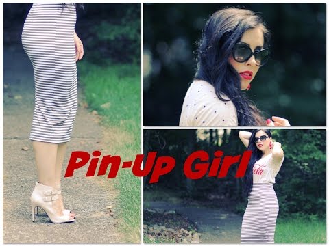 PIN-UP LOOK - Makeup & Outfit